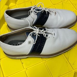 FootJoy White and Navy Golf Shoes